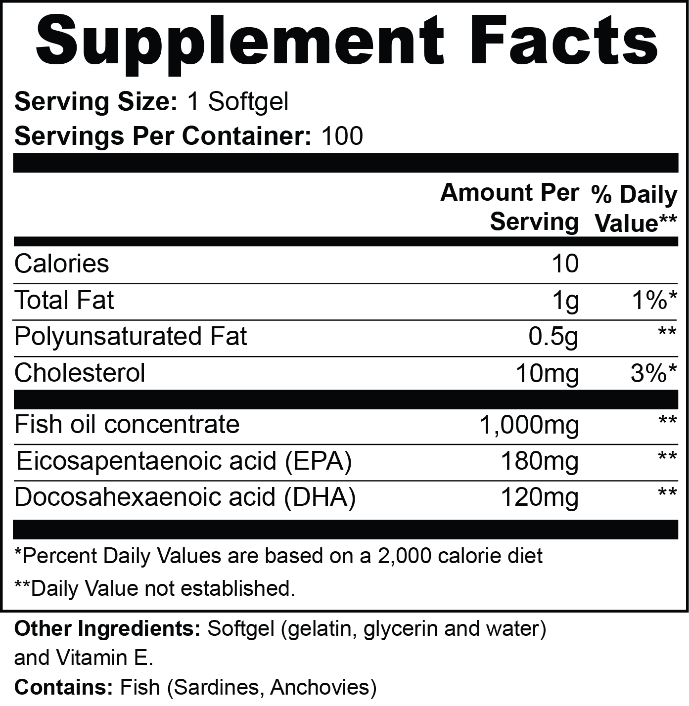 Omega-3 EPA+DHA
